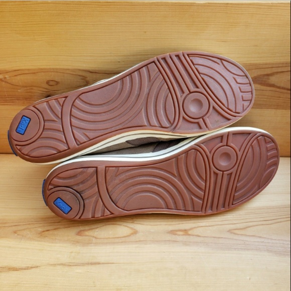 Keds 11 Suede and Canvas Flats Sneakers Lace Up - Picture 7 of 8